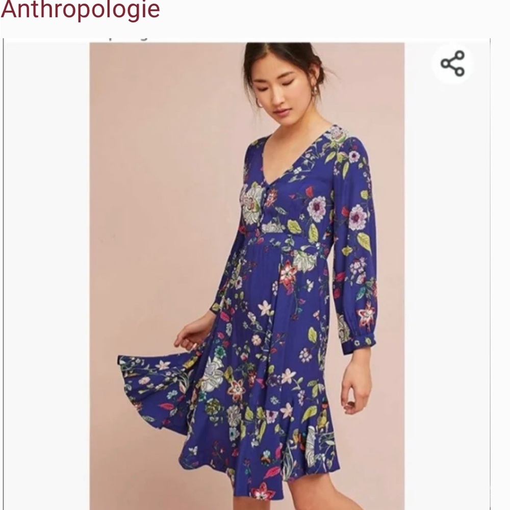 Maeve Anthropologie floral dress